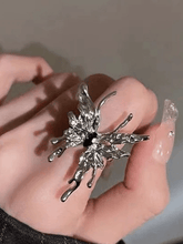 Grunge Fee Schmetterling Muster Ring